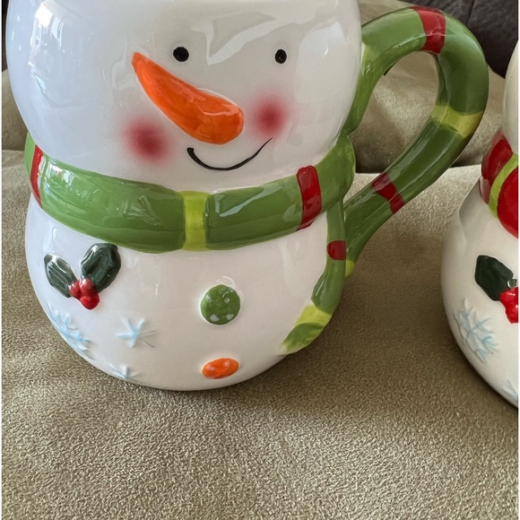NWOT snow man mugs! - Picture 2 of 4
